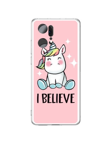 Coque Oppo Find X5 Pro Licorne I Believe - Maryline Cazenave