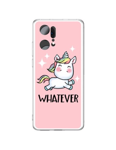 Coque Oppo Find X5 Pro Licorne Whatever - Maryline Cazenave