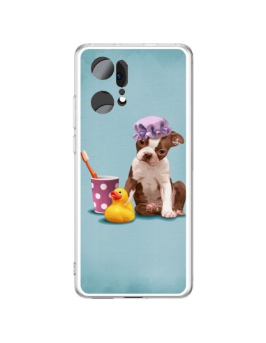 Coque Oppo Find X5 Pro Chien Dog Canard Fille - Maryline Cazenave