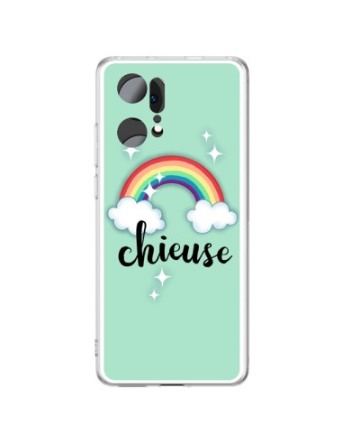 Coque Oppo Find X5 Pro Chieuse Arc en Ciel - Maryline Cazenave