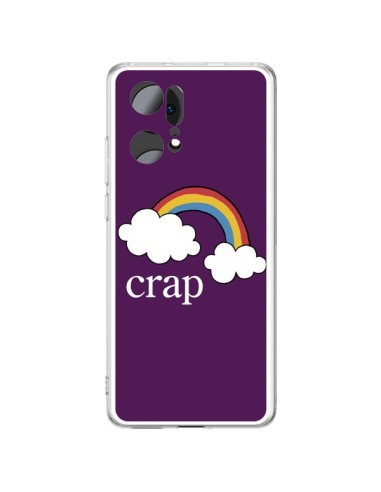 Oppo Find X5 Pro Case Crap Rainbow  - Maryline Cazenave