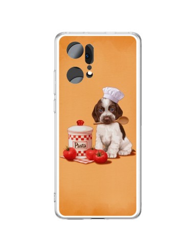 Coque Oppo Find X5 Pro Chien Dog Pates Pasta Cuisinier - Maryline Cazenave