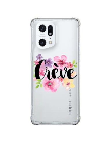 Cover Oppo Find X5 Pro Crève Fiori Trasparente - Maryline Cazenave