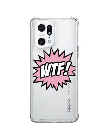 Coque Oppo Find X5 Pro WTF What The Fuck Transparente - Maryline Cazenave