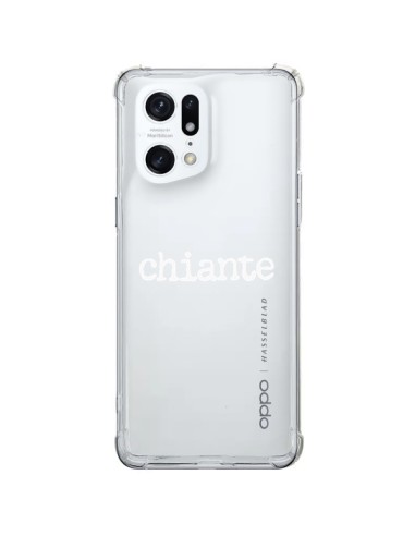 Coque Oppo Find X5 Pro Chiante Blanc Transparente - Maryline Cazenave