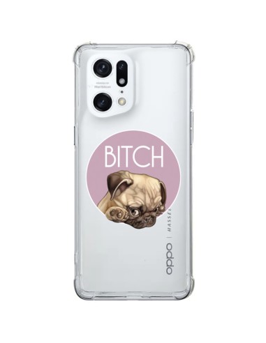 Cover Oppo Find X5 Pro Bulldog Bitch Trasparente - Maryline Cazenave