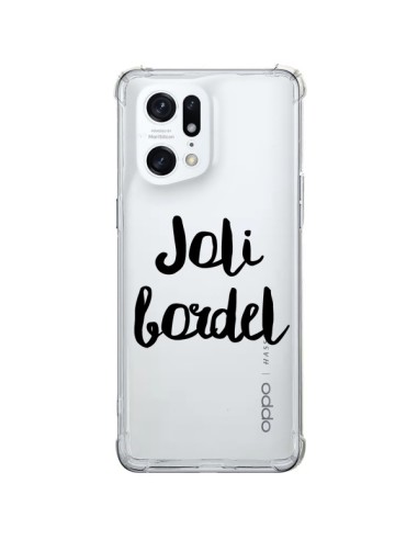 Oppo Find X5 Pro Case Joli Bordel Clear - Maryline Cazenave