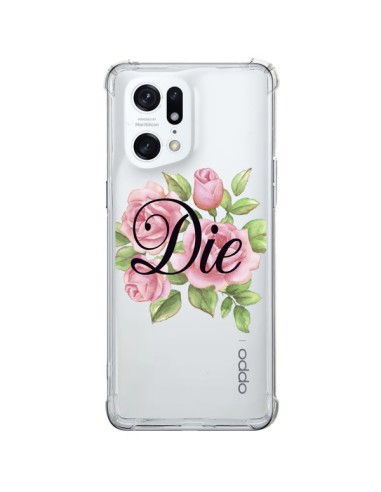 Coque Oppo Find X5 Pro Die Fleurs Transparente - Maryline Cazenave