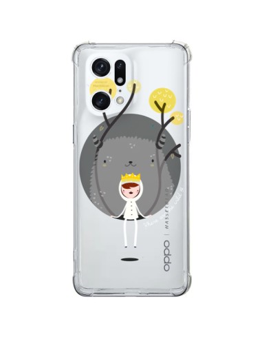 Coque Oppo Find X5 Pro Monstre Princesse Transparente - Maria Jose Da Luz