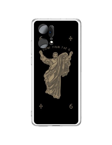 Coque Oppo Find X5 Pro God Black Drake Chanteur Jeu Cartes - Mikadololo