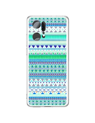 Cover Oppo Find X5 Pro Chenoa Blu Azteco - Monica Martinez