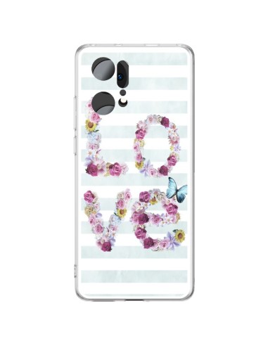 Coque Oppo Find X5 Pro Love Fleurs Flower - Monica Martinez