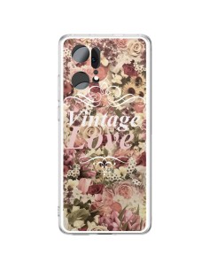 Oppo Find X5 Pro Case Vintage Love Flowers - Monica Martinez