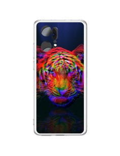 Oppo Find X5 Pro Case Tiger Beautiful Aberration - Maximilian San