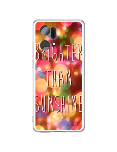 Coque Oppo Find X5 Pro Brighter Than Sunshine Paillettes - Maximilian San
