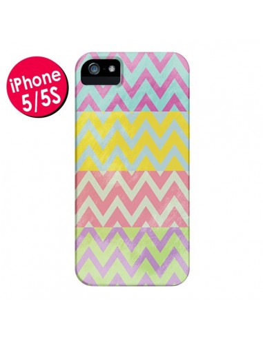 Coque Chevron Summer Triangle Azteque pour iPhone 5 et 5S - Mary Nesrala