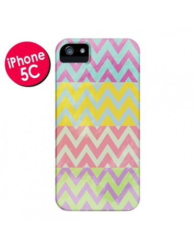 Coque Chevron Summer Triangle Azteque pour iPhone 5C - Mary Nesrala