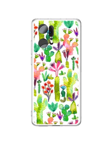 Cover Oppo Find X5 Pro Cactus Giardino - Ninola Design