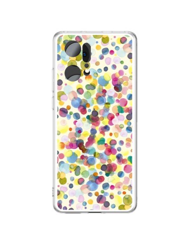 Cover Oppo Find X5 Pro Color Drops - Ninola Design