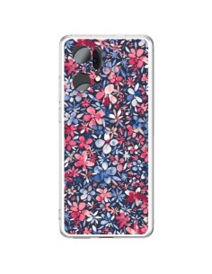 Coque Oppo Find X5 Pro Colorful Little Flowers Navy - Ninola Design