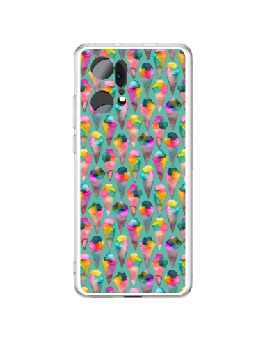 Coque Oppo Find X5 Pro Cute Ice Creams - Ninola Design