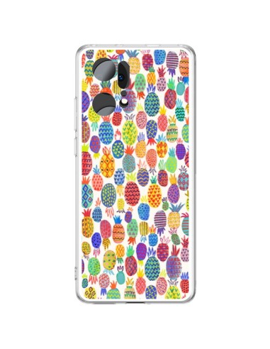 Coque Oppo Find X5 Pro Cute Pineapples - Ninola Design