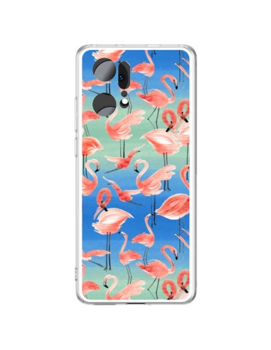 Coque Oppo Find X5 Pro Flamingo Pink - Ninola Design