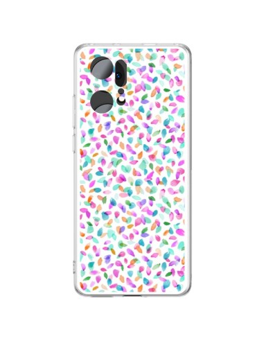 Coque Oppo Find X5 Pro Flower Petals Pink - Ninola Design