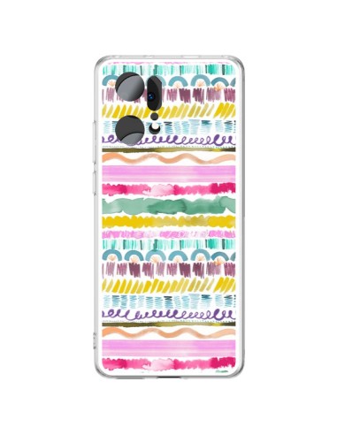 Coque Oppo Find X5 Pro Garlands Tribal - Ninola Design