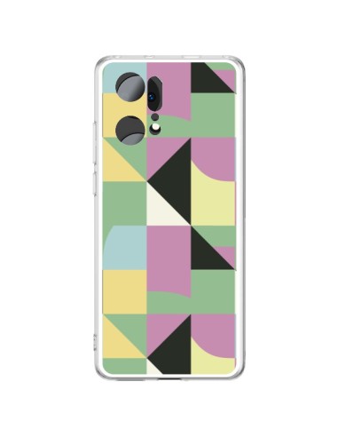 Coque Oppo Find X5 Pro Ink Flowers Yellow - Ninola Design