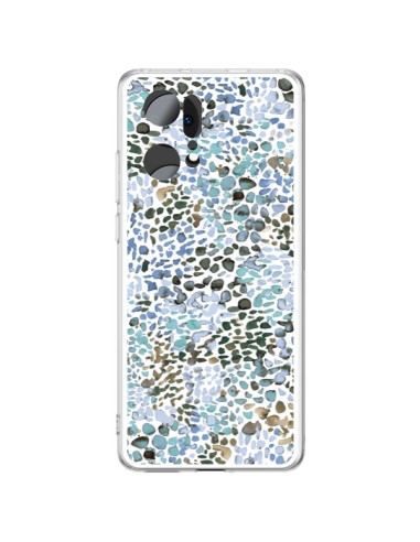 Cover Oppo Find X5 Pro Smoky Marble Watercolor Rosa - Ninola Design