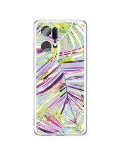 Coque Oppo Find X5 Pro Tropical Flowers Multicolored - Ninola Design