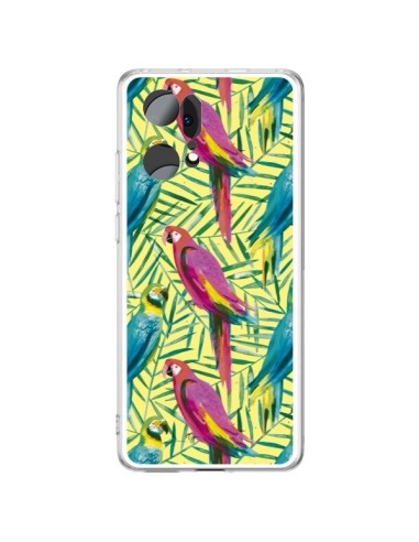 Oppo Find X5 Pro Case Pappagalli Tropicali Multicolor - Ninola Design