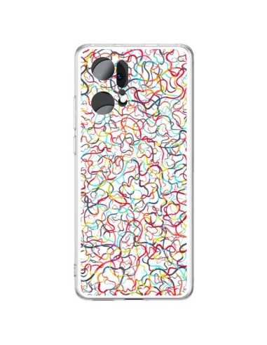 Coque Oppo Find X5 Pro Water Drawings White - Ninola Design