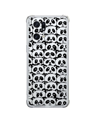 Coque Oppo Find X5 Pro Panda Par Milliers Transparente - Nico