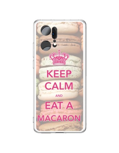 Coque Oppo Find X5 Pro Keep Calm and Eat A Macaron - Nico