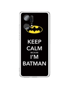 Coque Oppo Find X5 Pro Keep Calm because I'm Batman - Nico