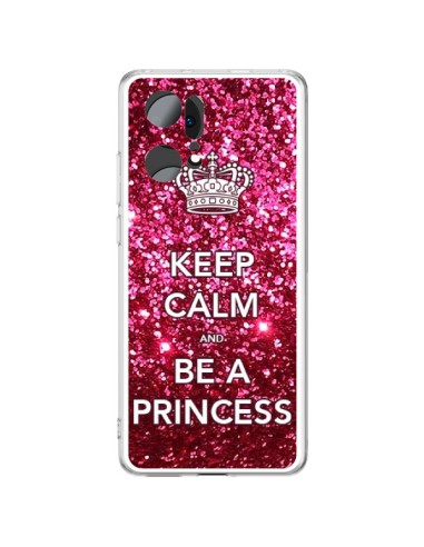 Coque Oppo Find X5 Pro Keep Calm and Be A Princess - Nico