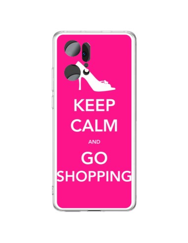 Coque Oppo Find X5 Pro Keep Calm and Go Shopping - Nico