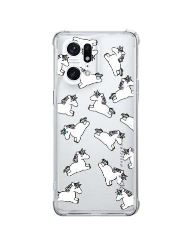 Cover Oppo Find X5 Pro Unicorno Criniera Trasparente - Nico