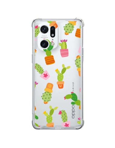 Oppo Find X5 Pro Case Cactus Colorful Clear - Nico