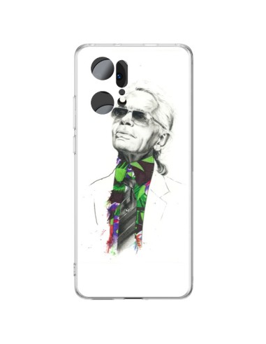 Coque Oppo Find X5 Pro Karl Lagerfeld Fashion Mode Designer - Percy