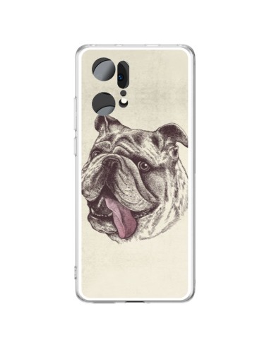 Coque Oppo Find X5 Pro Chien Bulldog - Rachel Caldwell