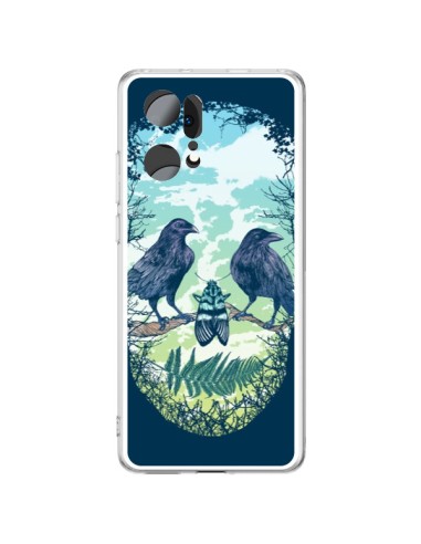 Coque Oppo Find X5 Pro Tête de Mort Nature - Rachel Caldwell