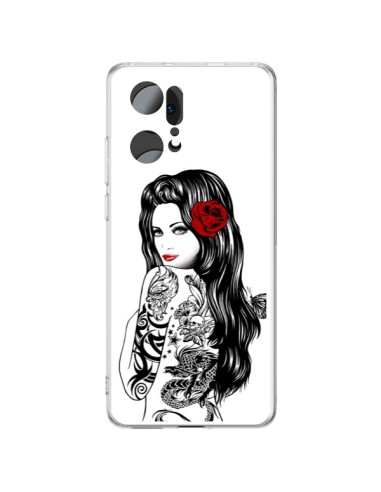 Cover Oppo Find X5 Pro Ragazza Tatuaggio Lolita - Rachel Caldwell