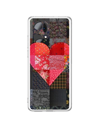 Coque Oppo Find X5 Pro Coeur Heart Patch - Rachel Caldwell