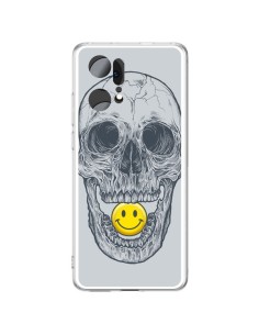 Coque Oppo Find X5 Pro Smiley Face Tête de Mort - Rachel Caldwell