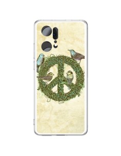 Coque Oppo Find X5 Pro Peace And Love Nature Oiseaux - Rachel Caldwell