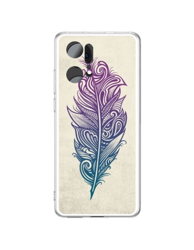 Oppo Find X5 Pro Case Plumes Rainbow - Rachel Caldwell