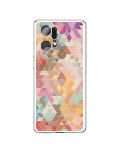 Cover Oppo Find X5 Pro Azteco Pattern Triangolo - Rachel Caldwell